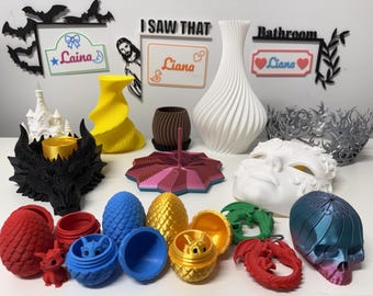 Custom 3D Printing: Hand-Finished PLA Creations
