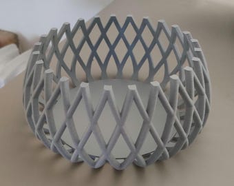 Multipurpose Decorative Table Centrepiece - 3D Printed Bread Eco-Friendly Storage Bowl