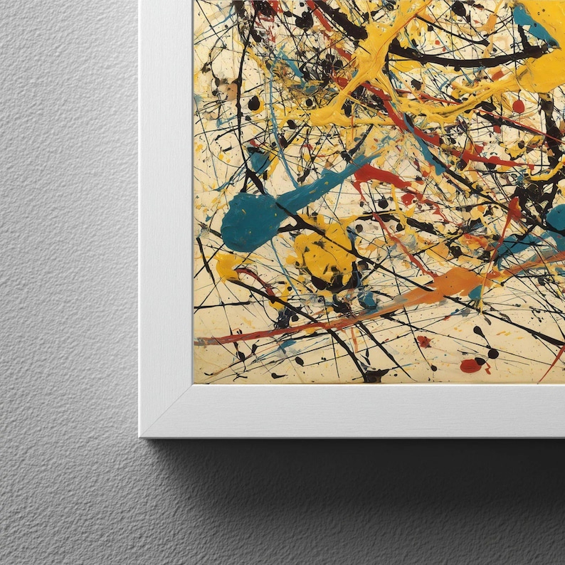Abstract Crochet Landscape Canvas, Spiral Yarn Art, Handmade Style Wall Decor, Colorful Textile Canvas Art, Modern Home Decoration image 8