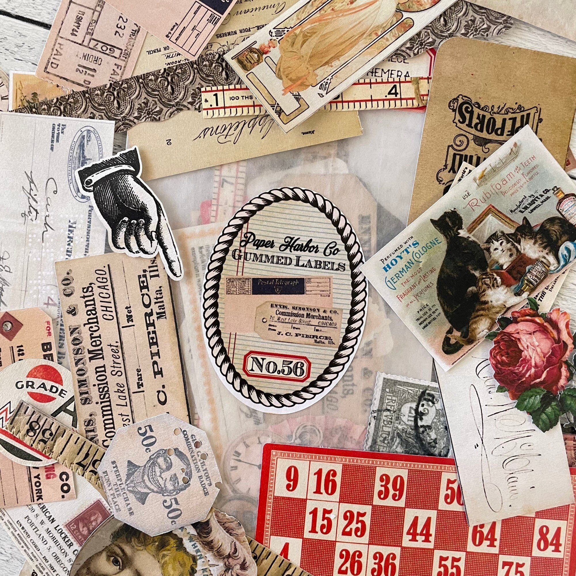 PHC No. 56 ヴィンテージ エフェメラ ミキサー 復刻版 糊付きラベル