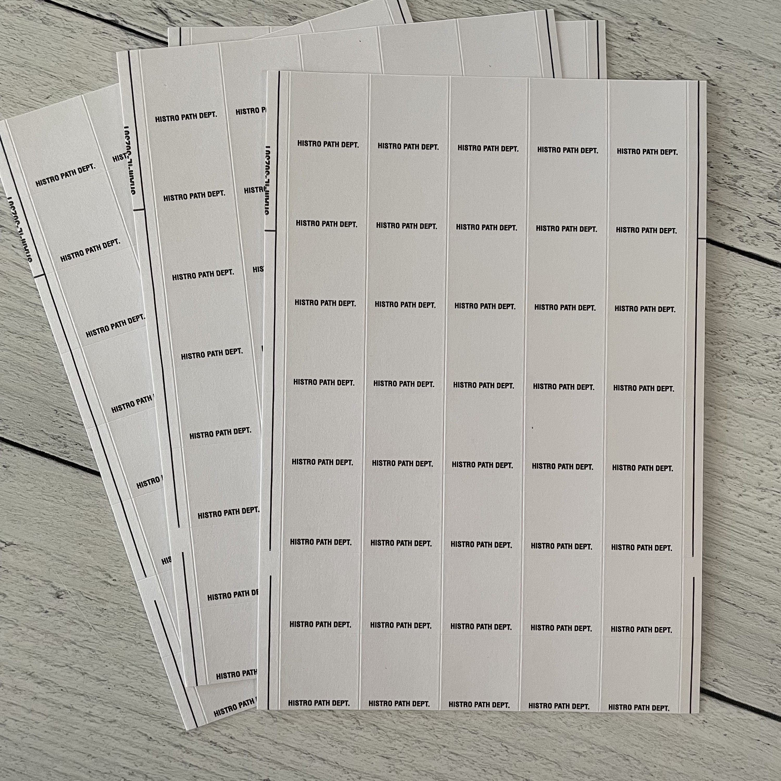 Vintage Microscope Slide Label Sticker Sheets - Etsy