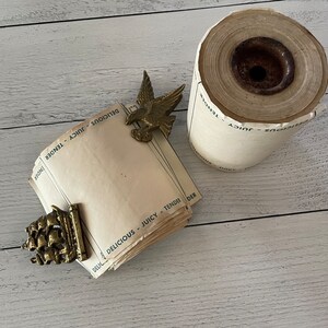 Etichette vintage per negozi di alimentari dal rotolo, set da 3