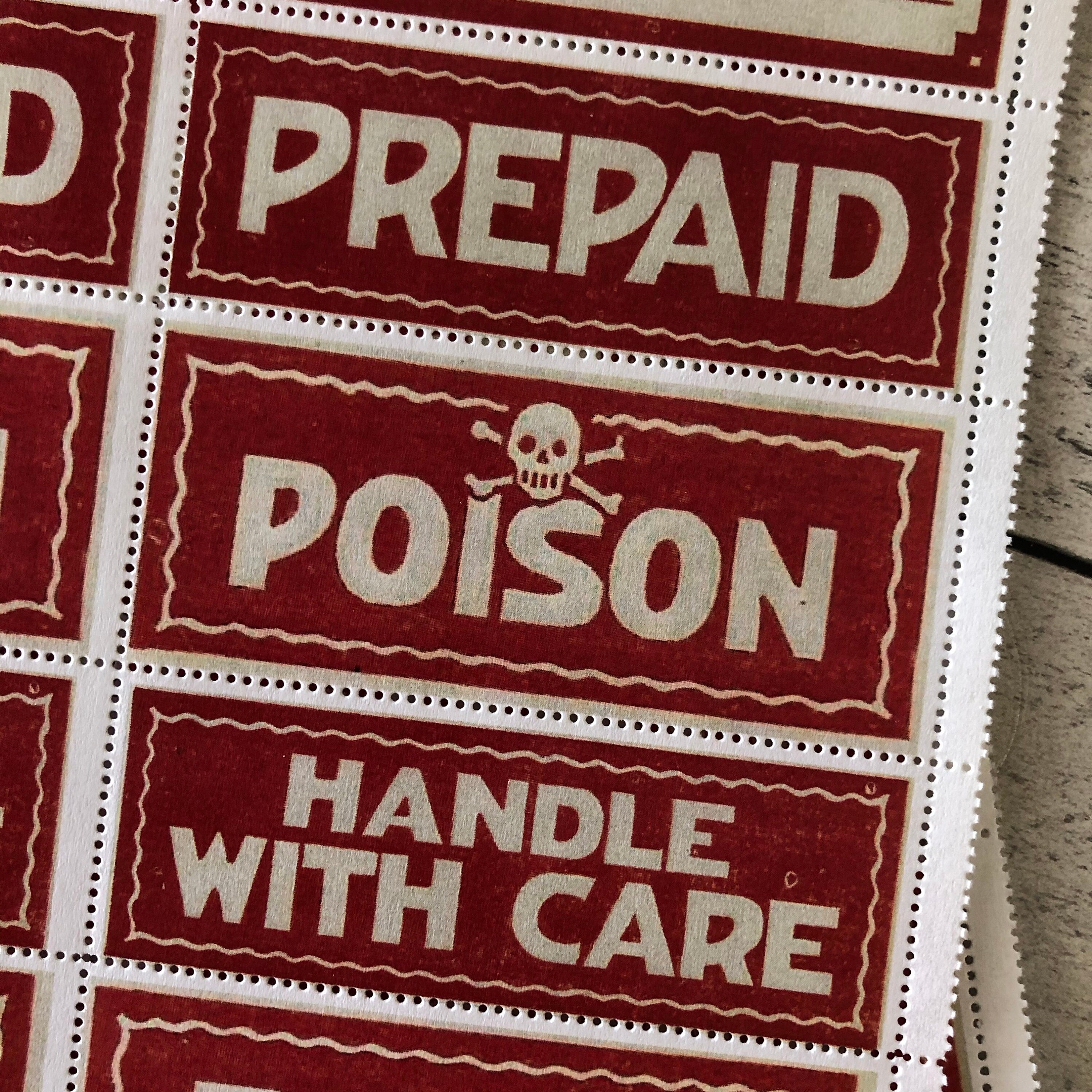 PHC No 32 Vintage Shipping Labels Reproduction Sheet Gummed and Perforated  - Etsy