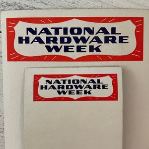 Sinais de preços da Vintage National Hardware Week