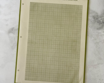 Formulario 123-DG de Wright Aeronautical Corporation, gráfico verde, hoja individual, de época.