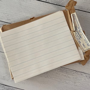 Set di carta per scrittura a mano vintage Mead elementare di grado 2 di 5 fogli