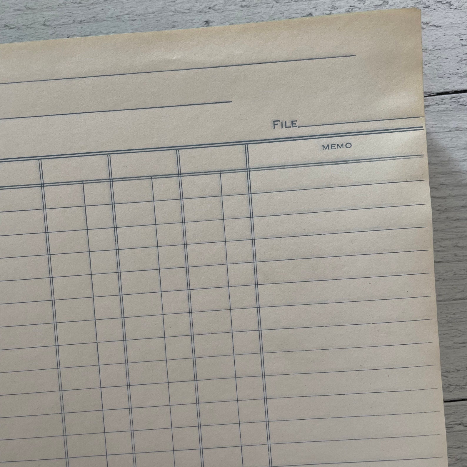 Antique 1925 Moore’s Unused Ledger Paper From a Law Office Set of 3 ...