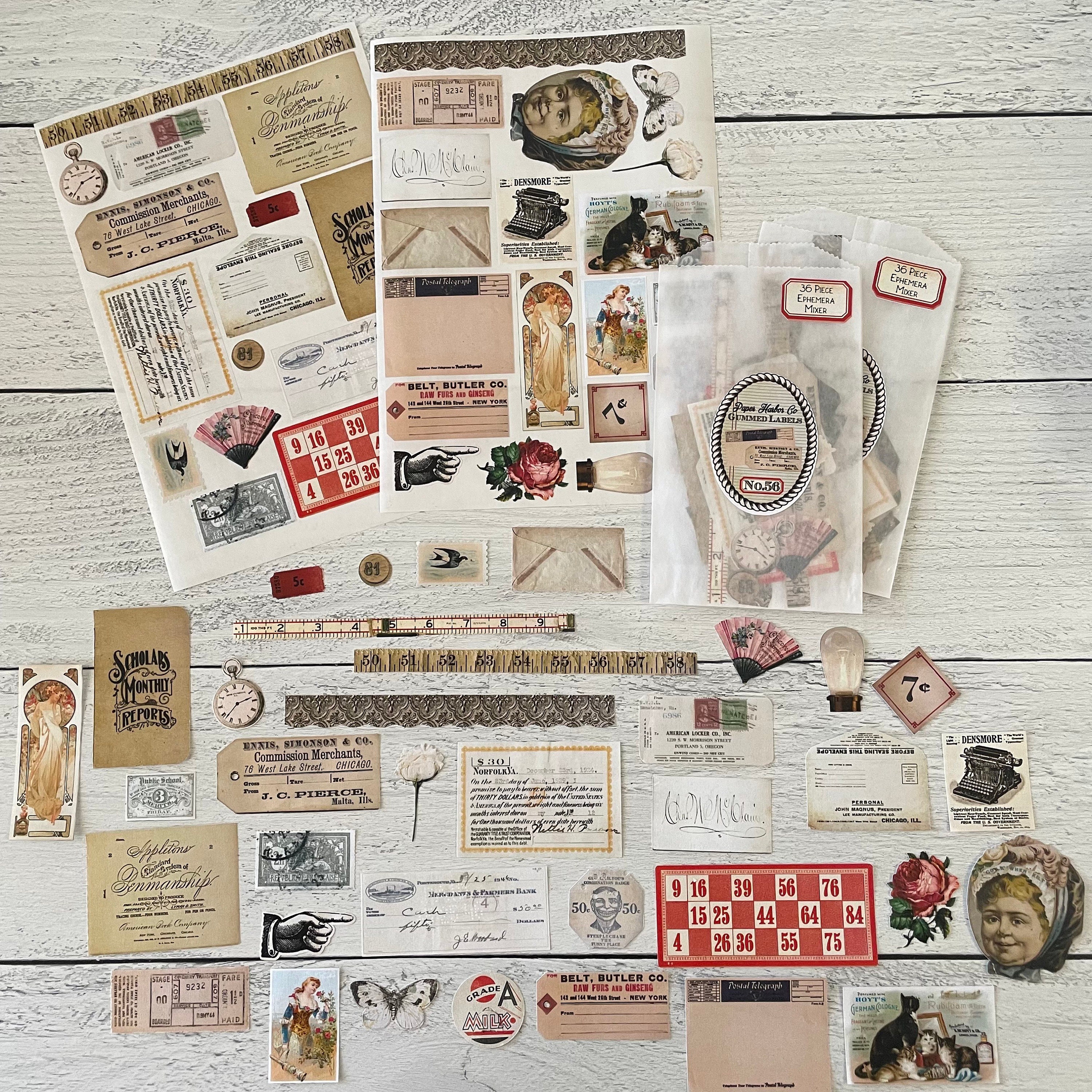 PHC No. 56 ヴィンテージ エフェメラ ミキサー 復刻版 糊付きラベル