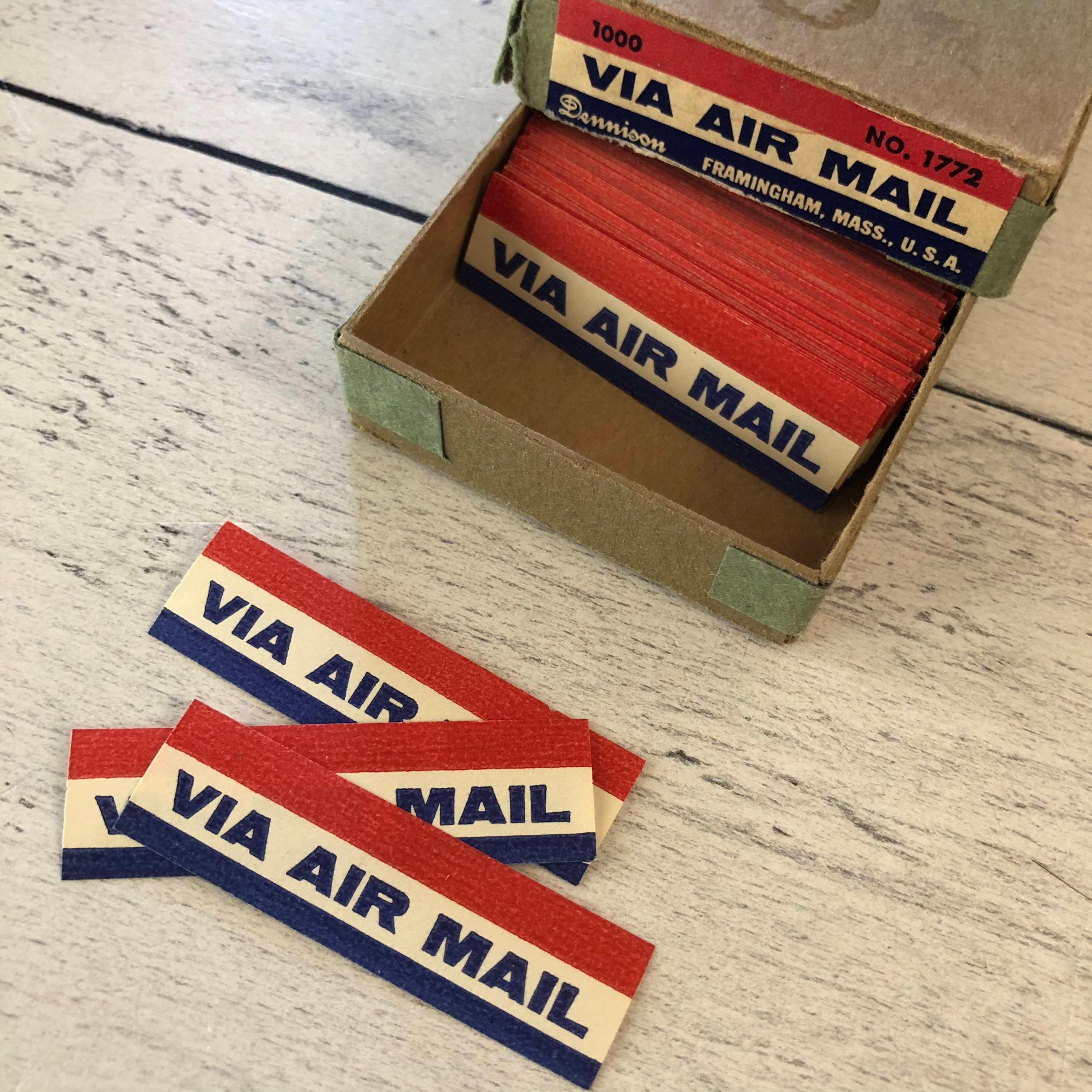 Airplane Post Mark Mail Art Custom Return Address Rubber Stamp AD286 