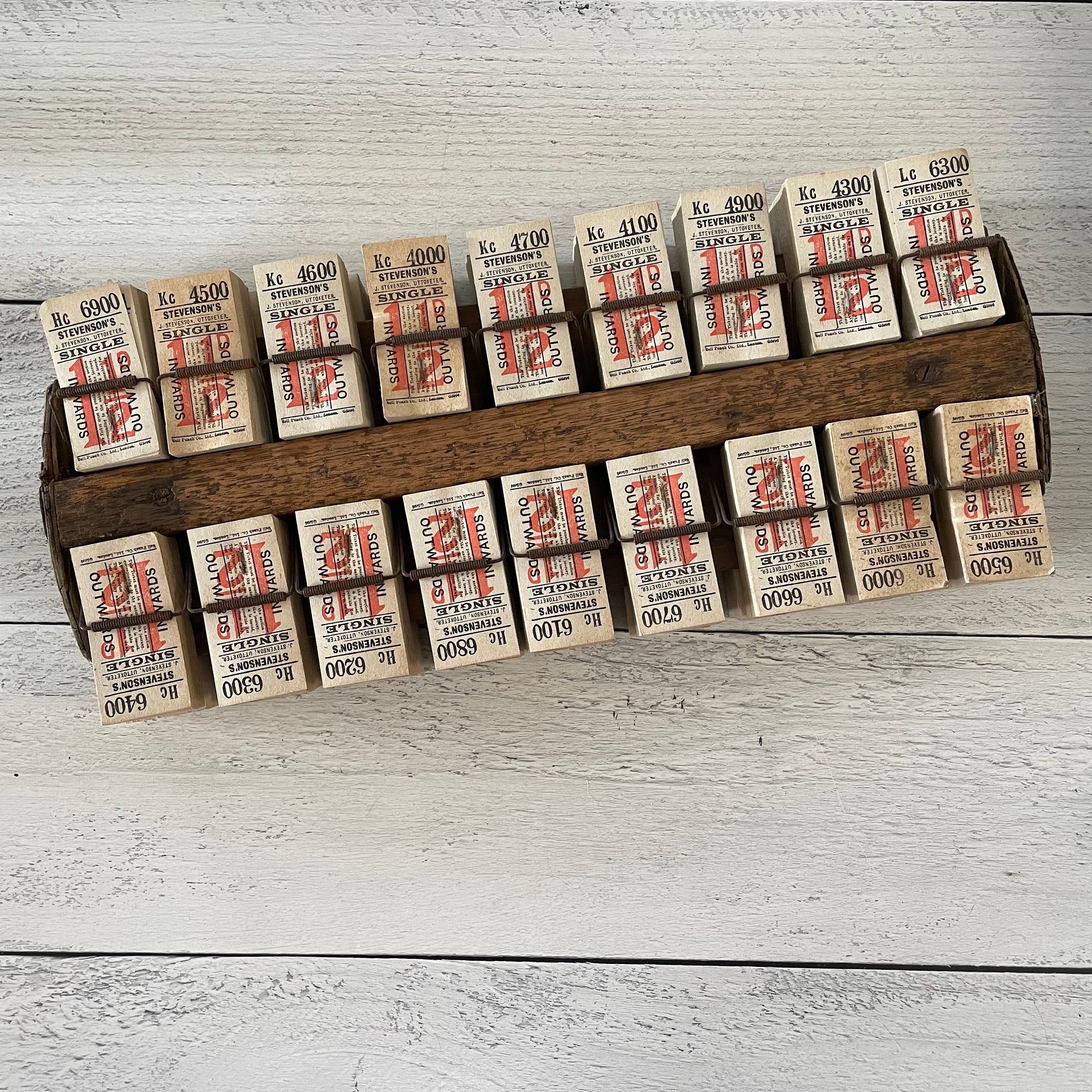 Bus Ticket Rack - Etsy