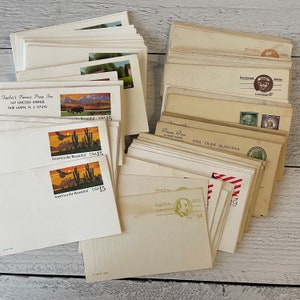 Random vintage postcards set of 3 from the lot