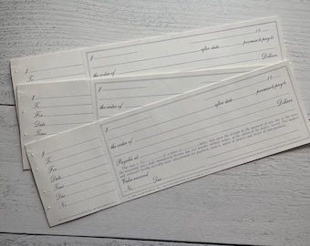 Vintage Promisary Payment Notes No.484X Set of 2 Sheets
