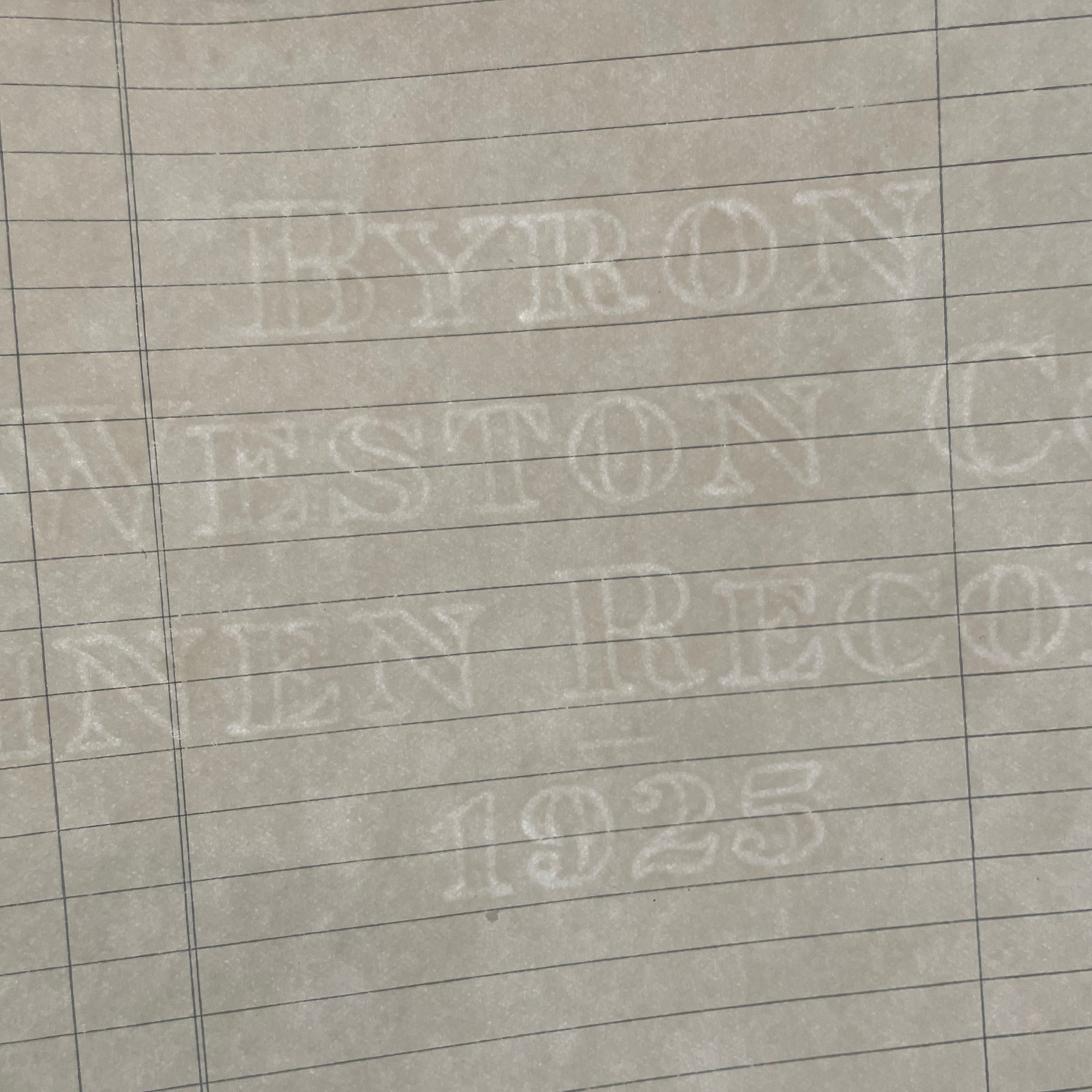 Antique 1925 Moore’s Unused Ledger Paper From a Law Office Set of 3 ...