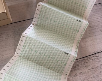 Vintage Esterline Angus Chart paper 12 gate folded sheets
