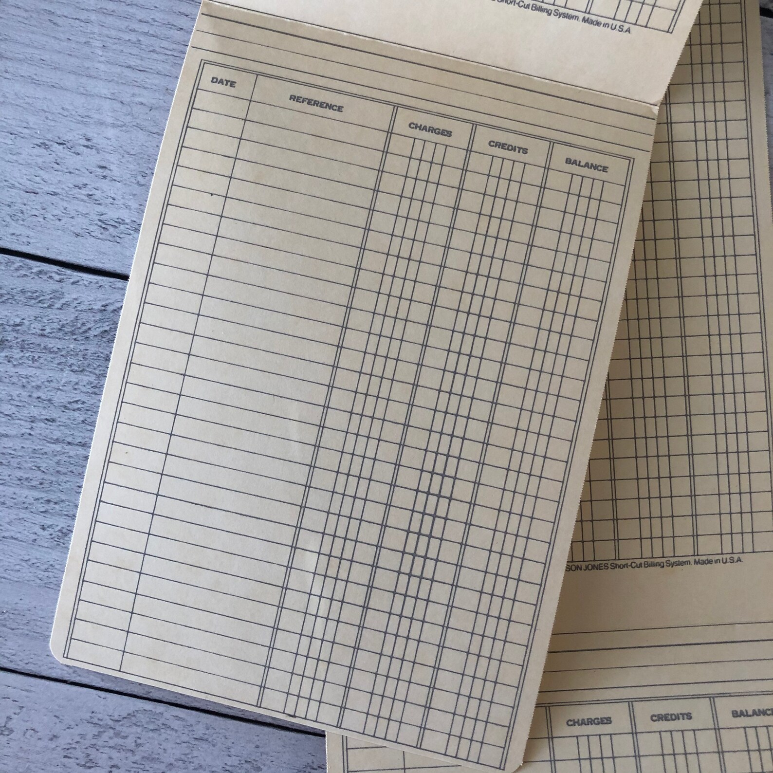 Vintage Wilson Jones Ledger Billing File Folders No 70004 Set Etsy