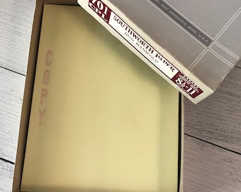 Vintage Southworth Dual Manifold Copy Paper Set of 5 sheets