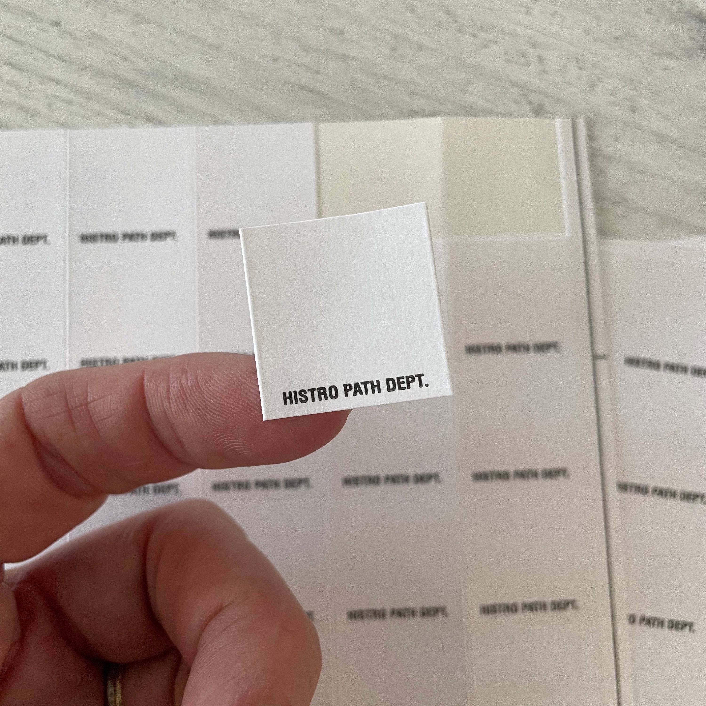 Vintage Microscope Slide Label Sticker Sheets Etsy