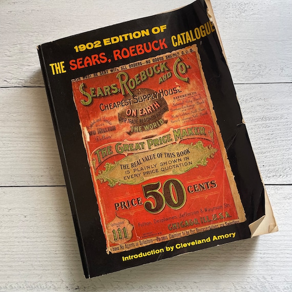 5 Sheets of Vintage 1969 Reprint of the 1902 Sears, Roebuck and Co