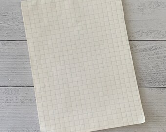 Giant Vintage Graph Sheets with 1/2 inch grid Single Sheet