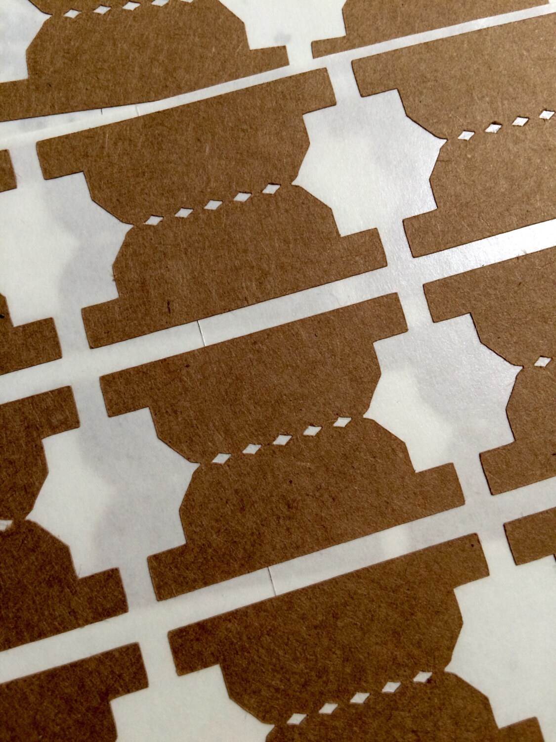 Traditional File Tab Label Stickers Choose your Color Kraft Etsy