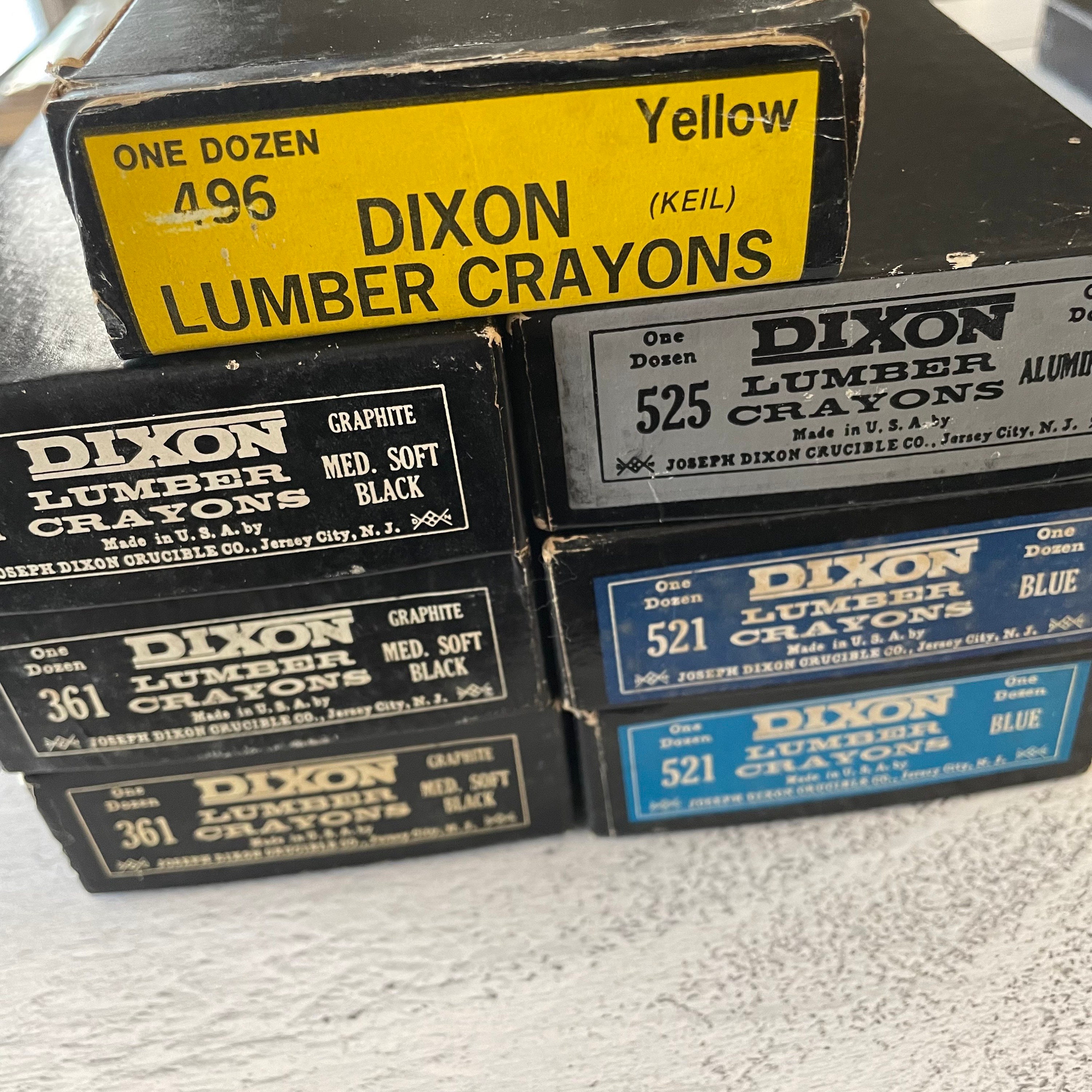 Dixon Lumber Crayon, Black - FLAX art & Design