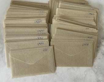 アンティークフランス封筒 – 1900年代初頭の使い古しの封筒15枚セット