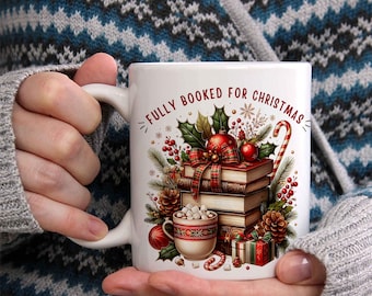 Family Christmas Mug – Holiday Book Lover Gift