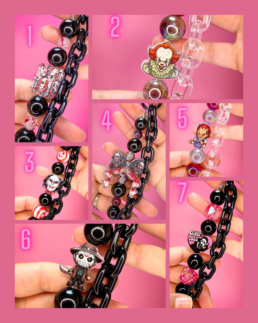 Horror Lover Summerween l Kindle Strap, Interchangeable, Bookish Gifts: E-reader, Kindle Paperwhite, Kobo, Phone.