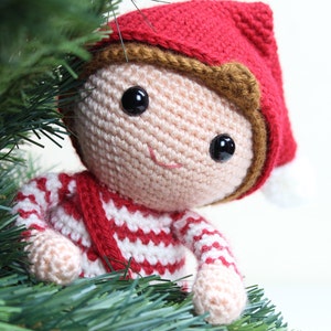 Crochet pattern Merry the Christmas Elf by Tremendu amigurumi crochet toy, PDF digital pattern digital download image 1