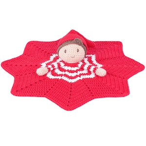 Crochet pattern Christmas Elf lovey by Tremendu amigurumi crochet toy, baby security blanket, PDF digital pattern digital download image 4