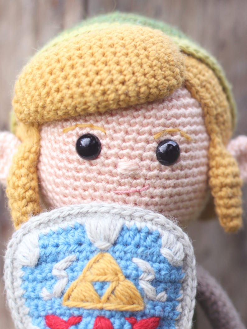 Patrón de crochet The Legend of Zelda Link amigurumi Etsy