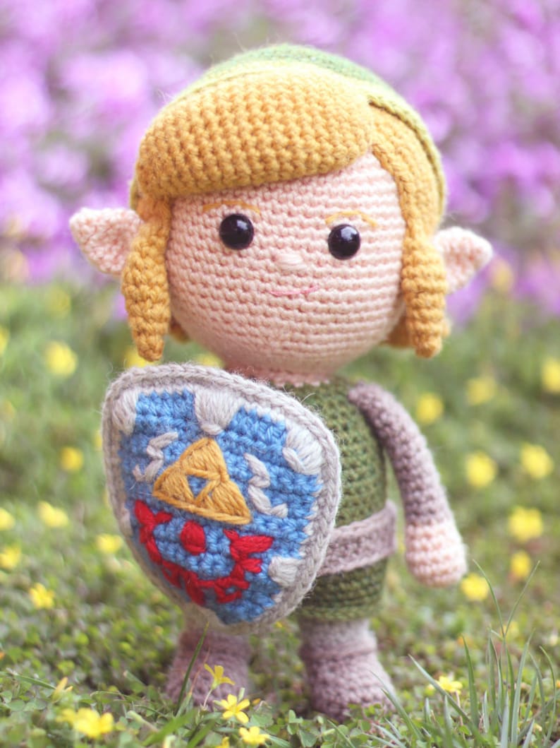 Crochet Doll Pattern the Legend of Zelda Link by Tremendu Etsy