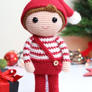 Crochet pattern Merry the Christmas Elf by Tremendu amigurumi crochet toy, PDF digital pattern digital download image 2