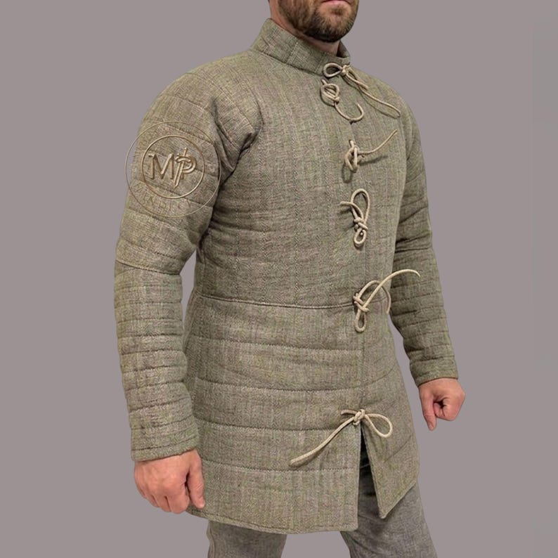 Medieval Cotton Padded Armor– Viking Gambeson for SCA, LARP & Ren Faire ...