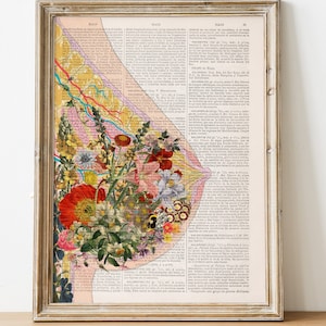 Mutter Geschenk nach der Geburt - OBGYN Geschenk - Stillen Kunst - Frauen Kunst - Brust Druck - Mutterschaft Kunst - Medizinischer Art Print - Anatomy Print