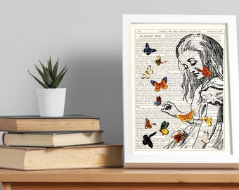 Butterfly Wonderland Alice Etsy