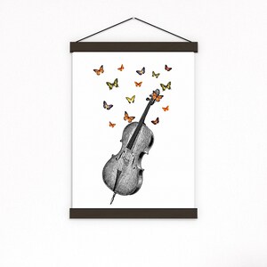Wall art prints Butterfly collage Vintage Book Print Butterflies over cello collage Print on Vintage Dictionary art art print BFL083 image 5