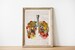 Yoga art print - Flowery Lungs Print - stop smoking encouraging art - Anatomy Print - Sustainable art Poster - SKA062 