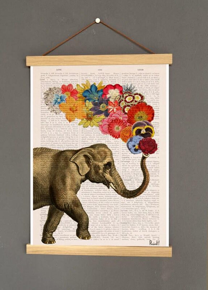 Wooden Magnetic Poster Hanger: A4 A3 Print Frame