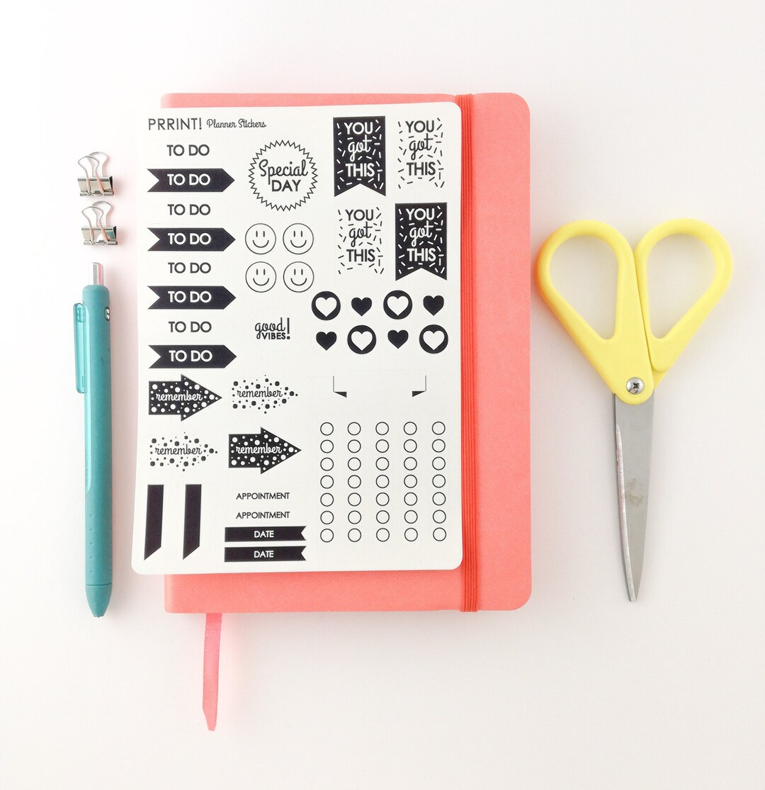 Stickers Laptop, Clear Planner Stickers Organizer Stickers to Do