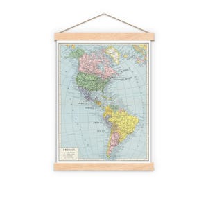 Wooden Magnetic Poster Hanger: A4 A3 Print Frame