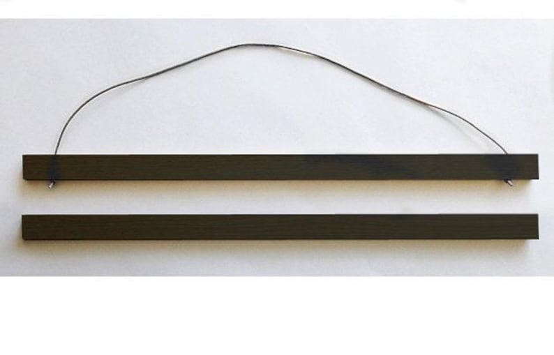 Wooden Magnetic Poster Hanger: A4 A3 Print Frame