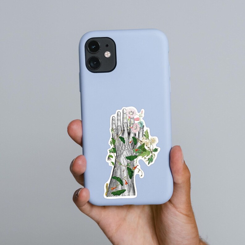 Sticker pack - gift for her - Skull Stickers - Laptop Decal - Anatomy Gifts - Medical Anatomy Sticker - Sticker Bundle - Flower sticker pack