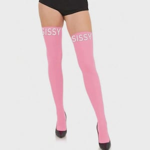 SISSY Nylon Oberschenkel High Schulmädchen blickdichte Strümpfe
