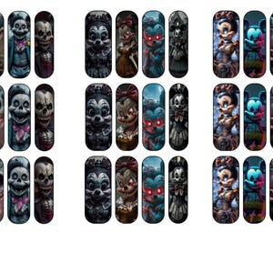 Gothic Disney Nail Decals Waterslide Nail Decals
