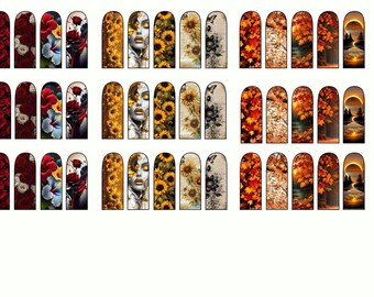 Flowers Design Nail Decals