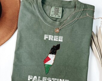 Free Palestine Shirt, Stand With Palestine Flag Tee, Gaza Support Activist Gift