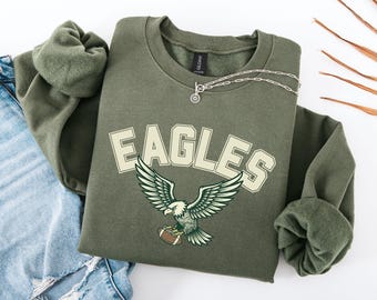 Vintage Philadelphia Sweatshirt, Retro-Geschenk für Philly Football-Fans