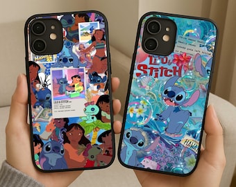 Lilo & Stitch Phone Case, Inspired Cover, Rubber/Silicone