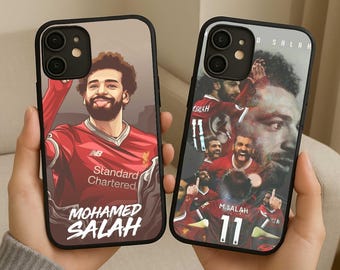 Mohamed Salah Phone Case Inspiriert Cover Case für iPhone 17 16 15 14 13 12 11, Samsung Galaxy, Pixel, LG, HTC